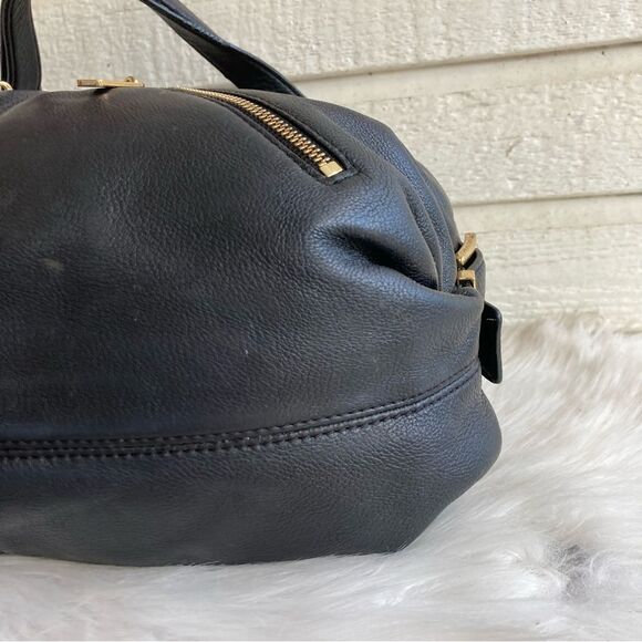 MICHAEL KORS Zipper Raven Fulton Bedford Hobo Shoulder Bag Black Nolita - Picture 7 of 9